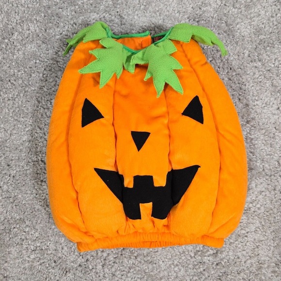 Halloween Pumpkin‎ Costume Toddler 2T Orange Jack-O’-Lantern Outfit - Picture 1 of 7